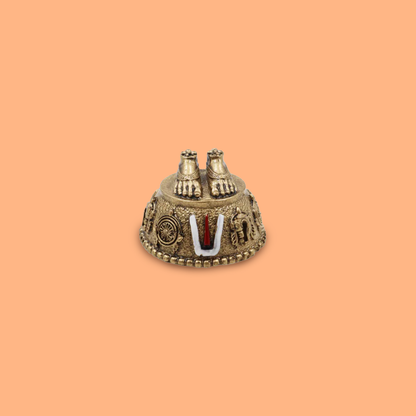 Perumal Padam (Gold, Small) (Vishnu Charan Sona Chota)