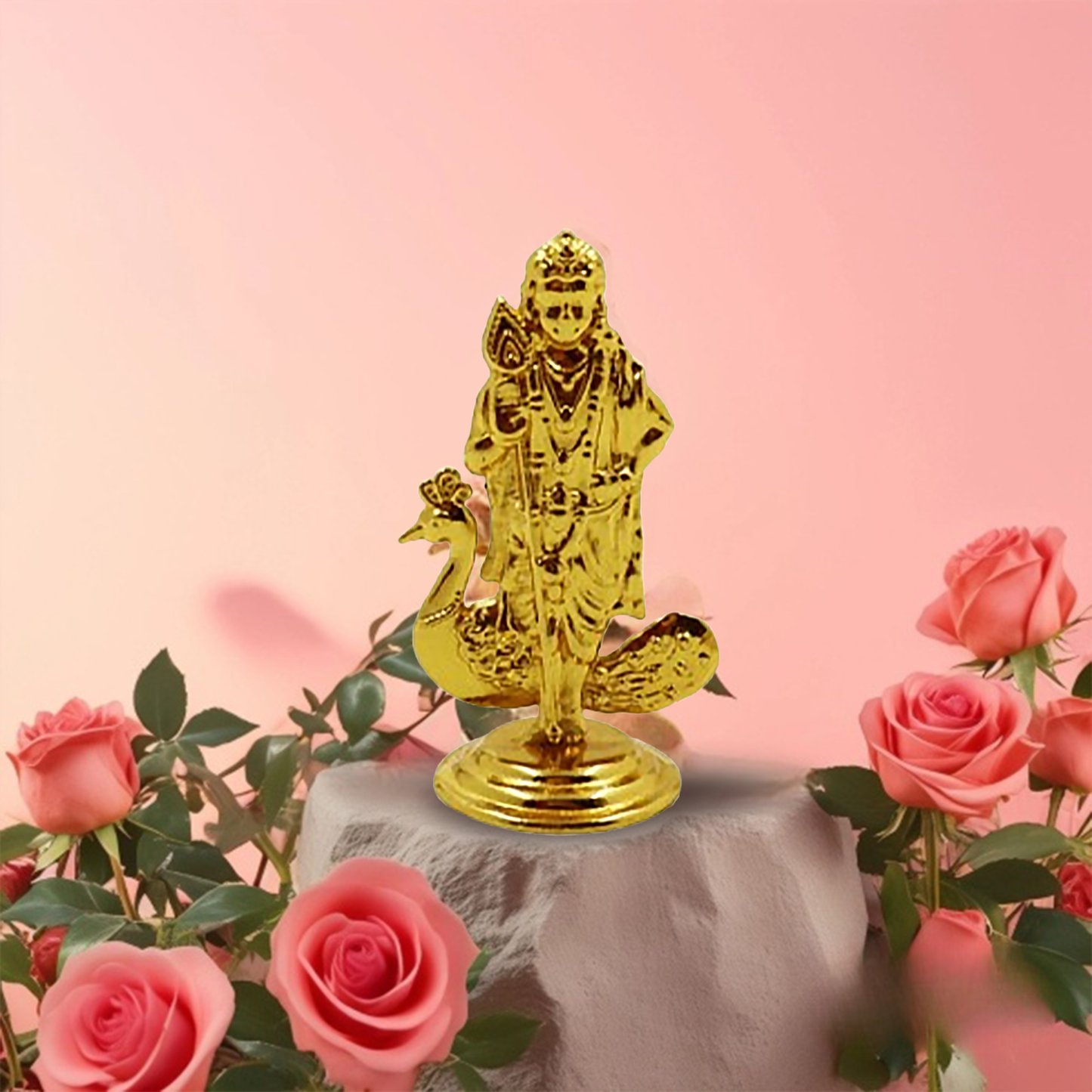 Murugan With Vel Car Dashboard Idol