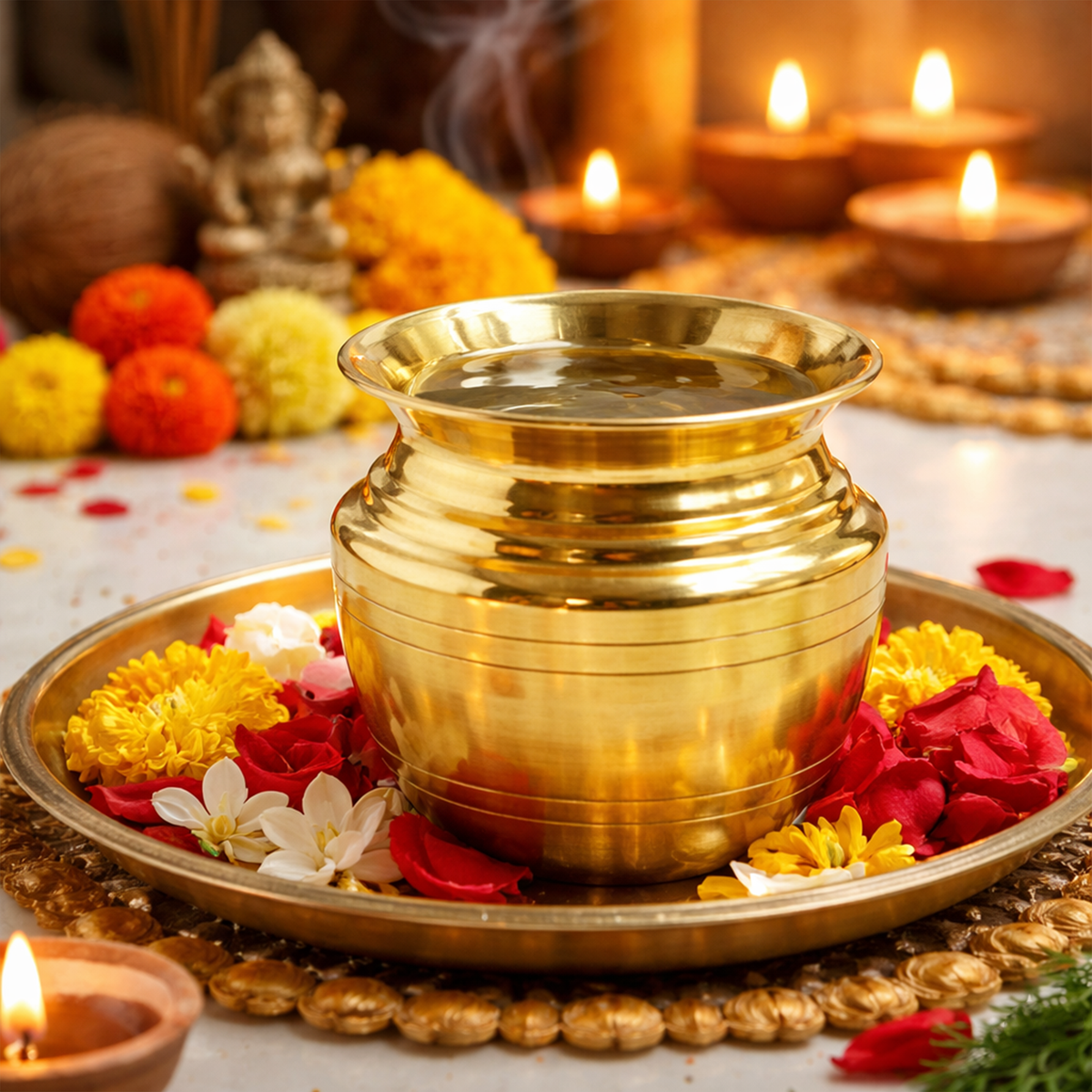 Traditional Brass Kalash | Lota