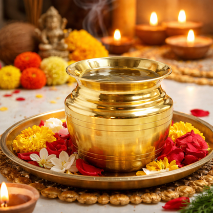 Traditional Brass Kalash | Lota