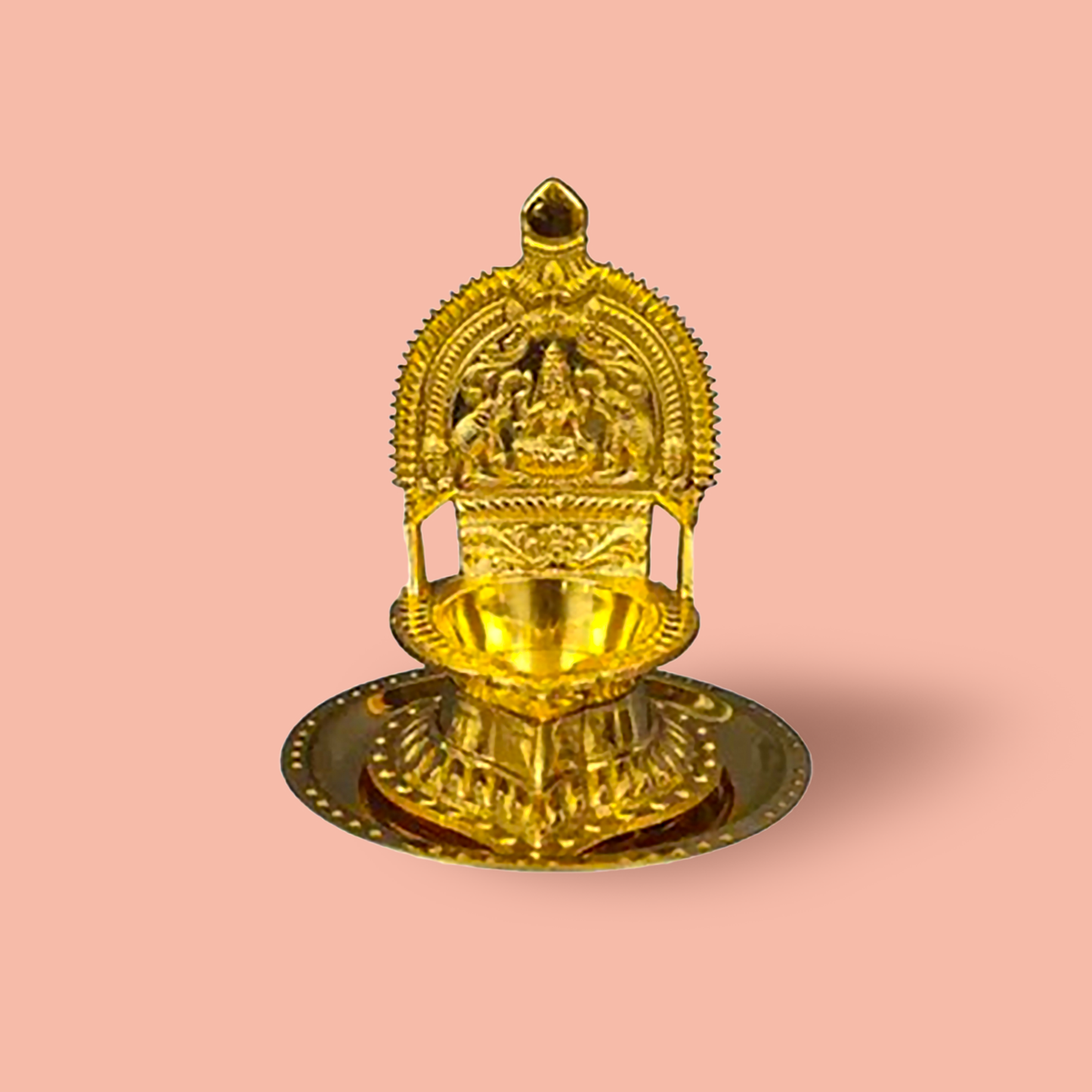 Kamatchi Vilakku With Plate Combo