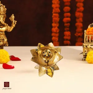 Brass Lotus Agarbatti Holder