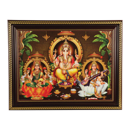 Lakshmi vinayagar saraswathi God photo frame