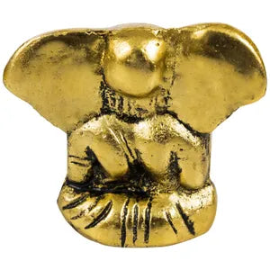 Oxidised Metal Ear Ganesha Idol