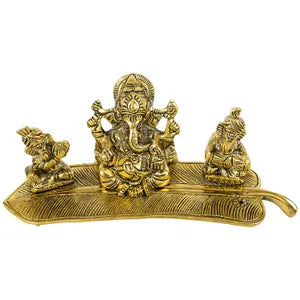 Oxidised Musical Ganesha Statue
