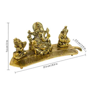 Oxidised Musical Ganesha Statue