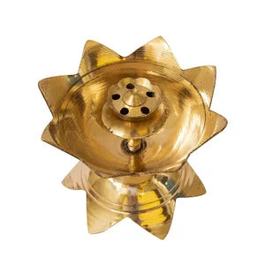 Brass Lotus Agarbatti Holder