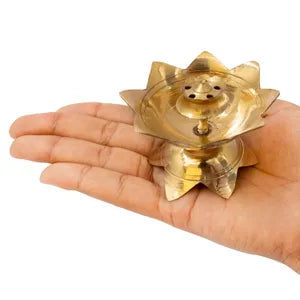 Brass Lotus Agarbatti Holder