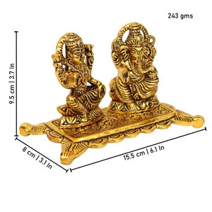 ऑक्सीकृत गणेश लक्ष्मी प्रतिमा