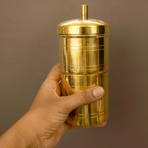Brass South Indian Coffee Filter- Vinsan Size 1