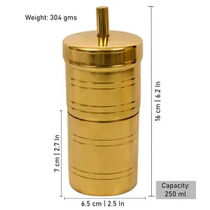 Brass South Indian Coffee Filter- Vinsan Size 1