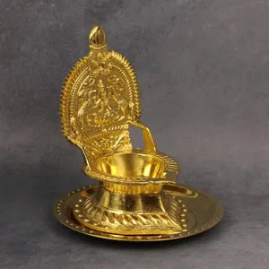 Kamatchi Vilakku With Plate Combo