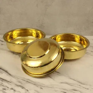 Golden Brass Nombu Bowl