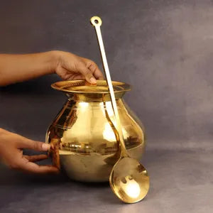 Heavy Weight Brass Pongal Pot Set