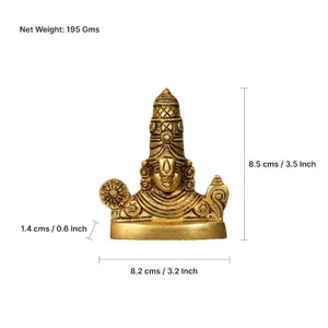 तिरुपति बालाजी पीतल प्रतिमा