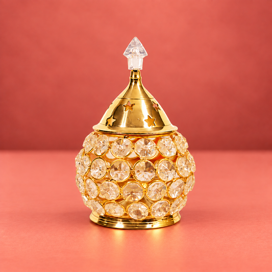 Brass Himalayan Crystal Deep (Matki No,2)