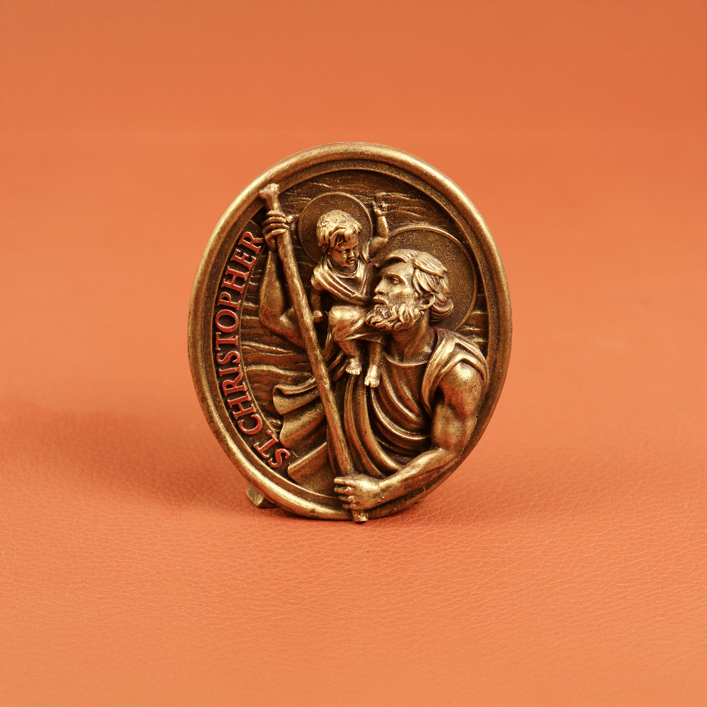 St.Christopher-Oval (Gold) (Sant Christopher Oval Sona)