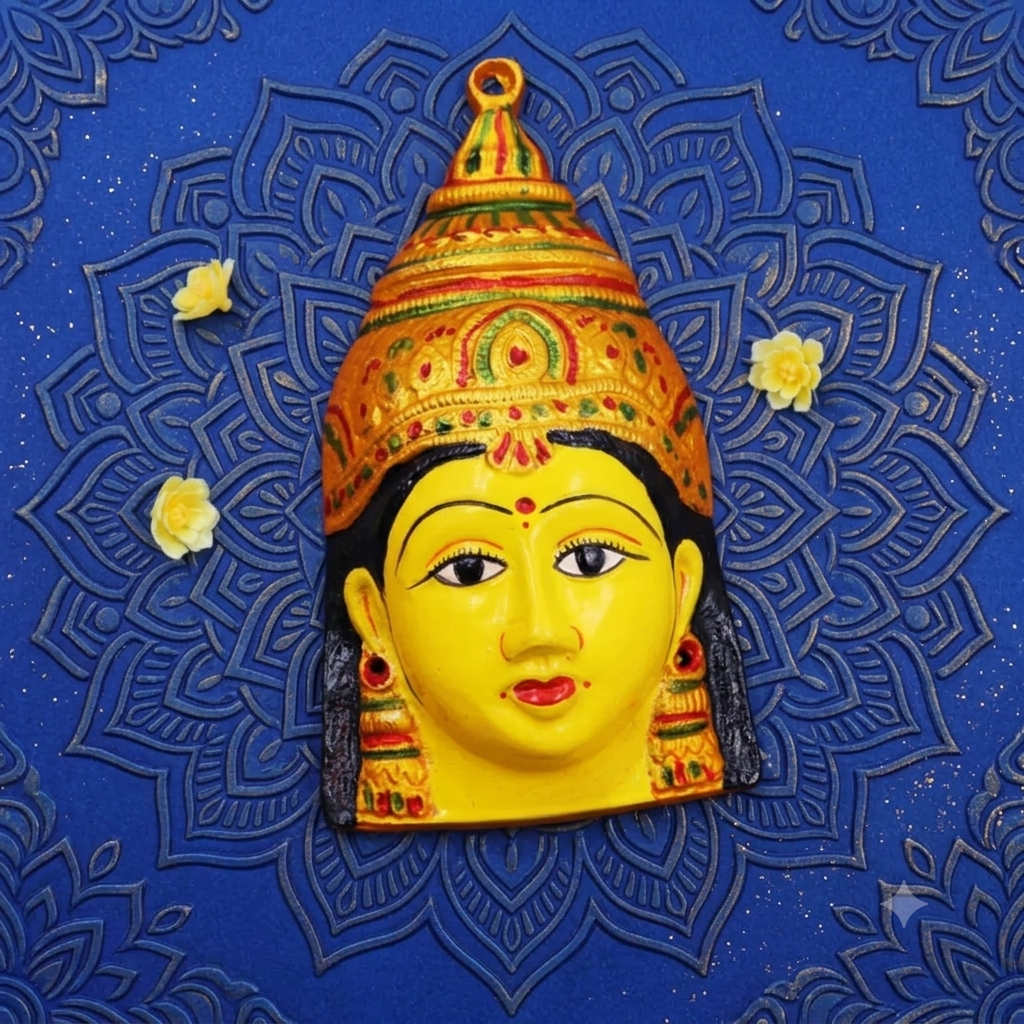 Varalakshmi Face (Vara Lakshmi Mukh / Devi Face)