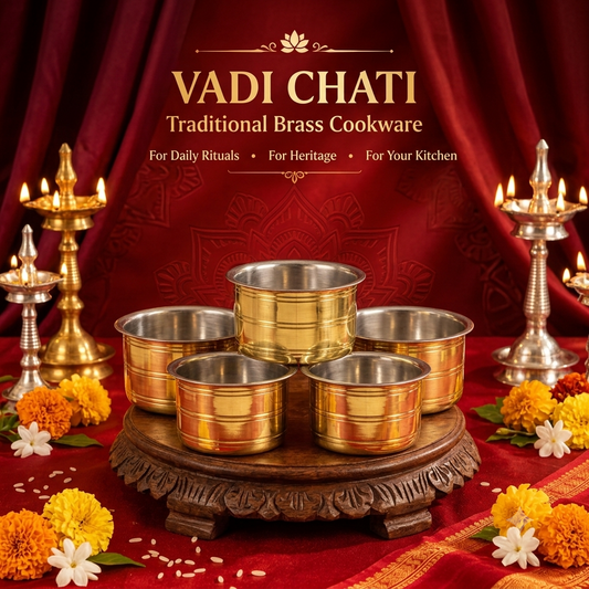 Brass Traditional Cookware - Vadi Chati
