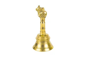 गोल्डन प्रीमियम पीतल नंदी घंटी