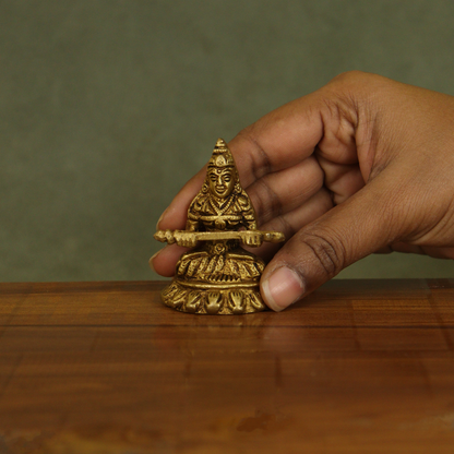 Brass Annapoorani Idol (Pital Annapurna Mata Murti)