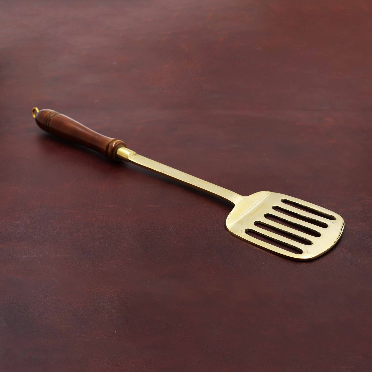 Brass Cutlary Wooden Handle-Tawa Karandi