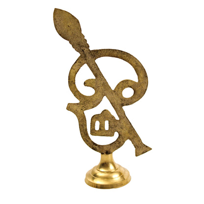 Brass OM Murugar (Pital Aum Kartikeya / Murugan Vel)