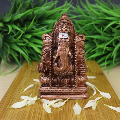 Fiber Resin vinayagar antik copper