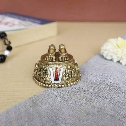 Perumal Padam (Gold, Small) (Vishnu Charan Sona Chota)