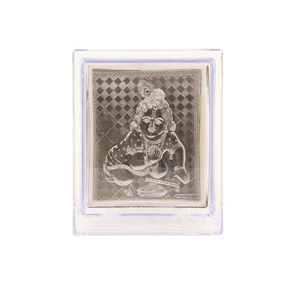 Silver Baby Krishna Photo frame