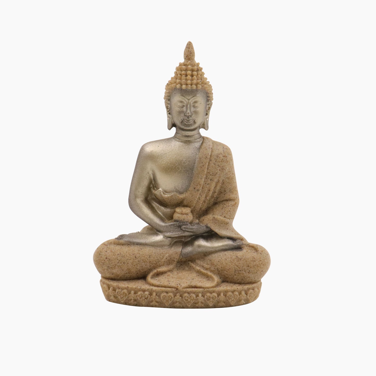 Resin Buddha - Grey (Buddha Murti Dhasar)