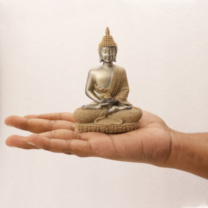 Resin Buddha - Grey (Buddha Murti Dhasar)