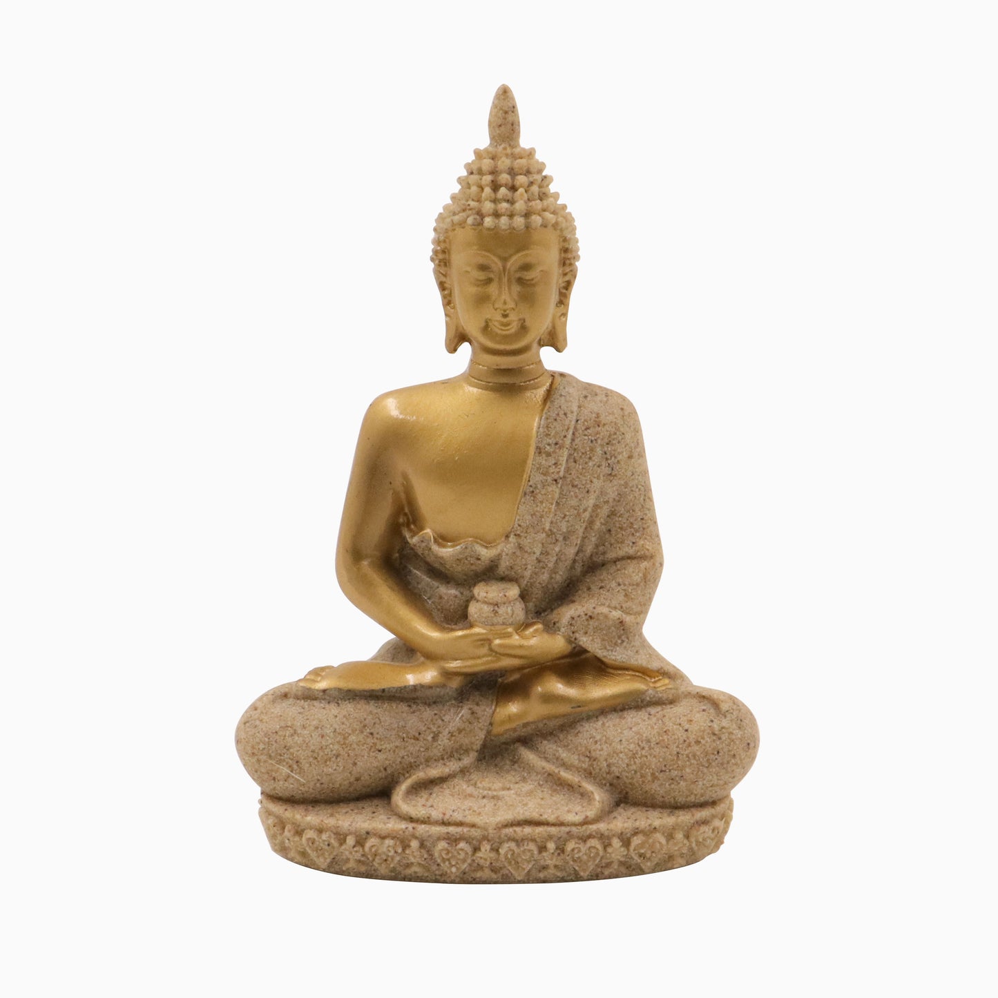 Resin Buddha Big Gold (Buddha Murti Bada Sona)
