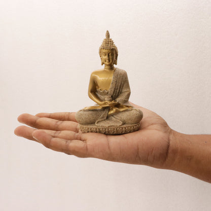 Resin Buddha Big Gold (Buddha Murti Bada Sona)