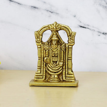 Brass VDM Perumal - 120gm (Pital Vishnu Murti / Tirupati Balaji)