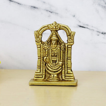 Brass VDM Perumal - 120gm (Pital Vishnu Murti / Tirupati Balaji)