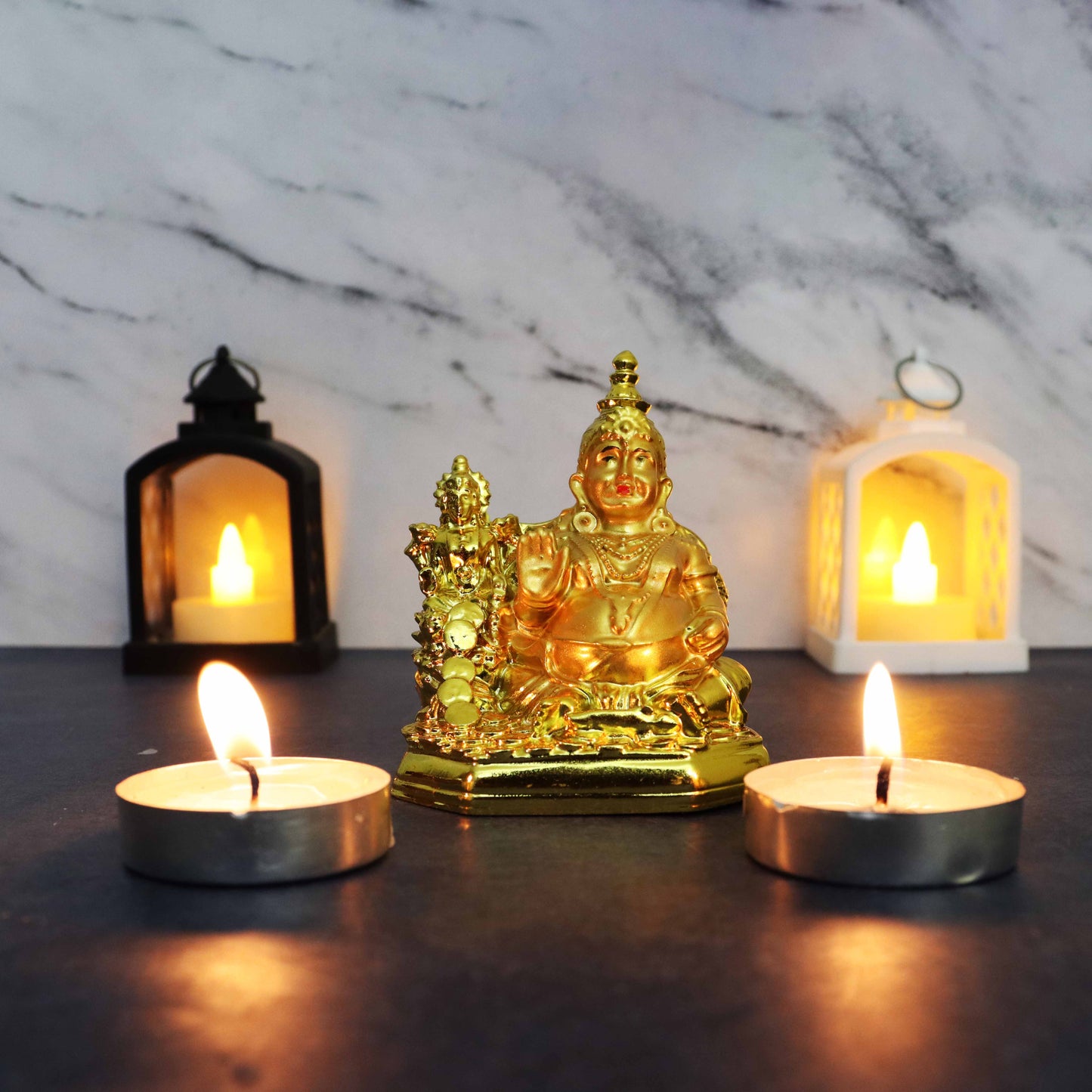 Resin Lakshmi Kuberar (Laxmi Kuber Murti)