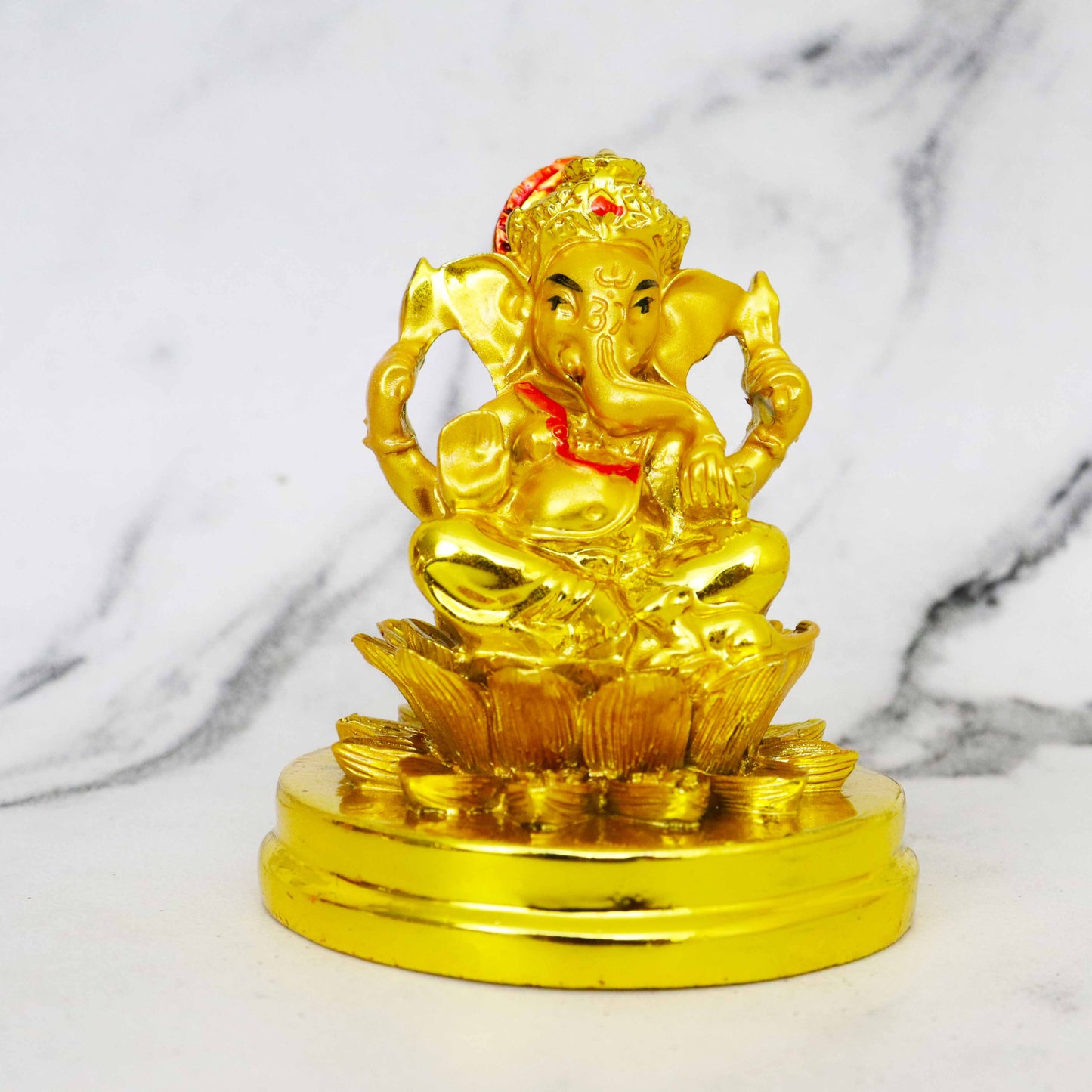 Resin Show Pieces Lotus Ganesh (Kamal Vinayak Showpiece)