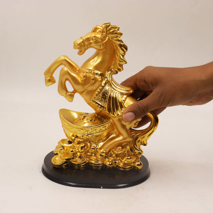 Resin Horse Decorative Showpiece (Ashva Murti)