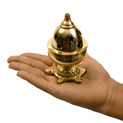 Brass Kachua Golbet Diya (Tortoise Lamp)