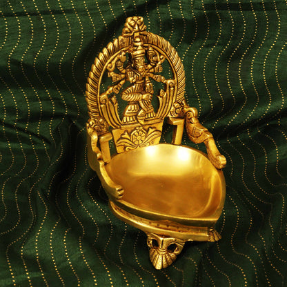 Brass Antique Varahi Vilaku (1.390 gm) (Pital Prachin Varahi Deepak)