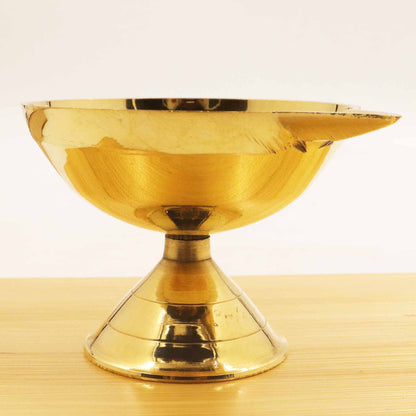 Brass Diya SSDA-Big (Pital Deepak SSDA Bada)