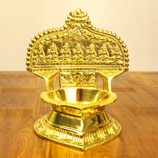 Brass Sapthakani Vilakku