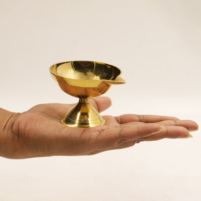 Brass Diya SSDA-Big (Pital Deepak SSDA Bada)
