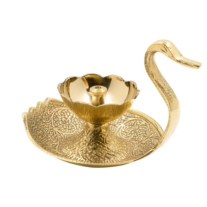 Brass Duck Nandha Diya for Puja| Pooja Aarti|Arti Deepak Deepam Oil Lamp