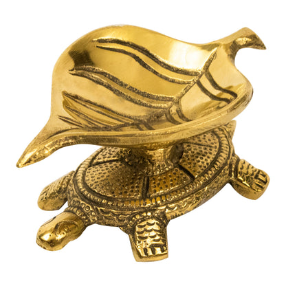 Brass Tortoise Diya (Pital Kachua Deepak / Kurma Vilakku)