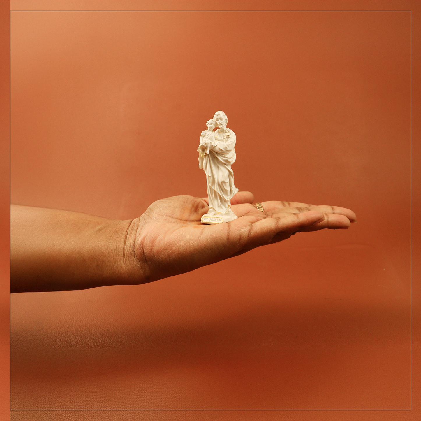 St.Joseph and White Statue (Sant Joseph Safed Murti)