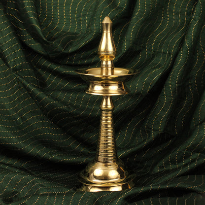 Brass Kerala Nila Vilakku - 11inch (Pital Kerala Nila Deepak)
