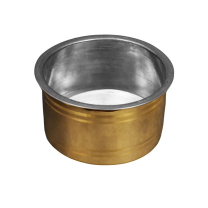 Golden Premium Brass Vadi Chatti - Set of 5