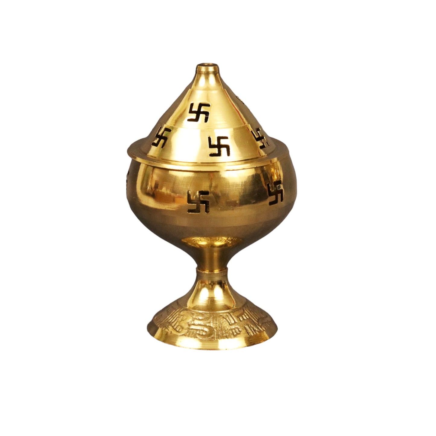 Brass Swastik Akand Diya